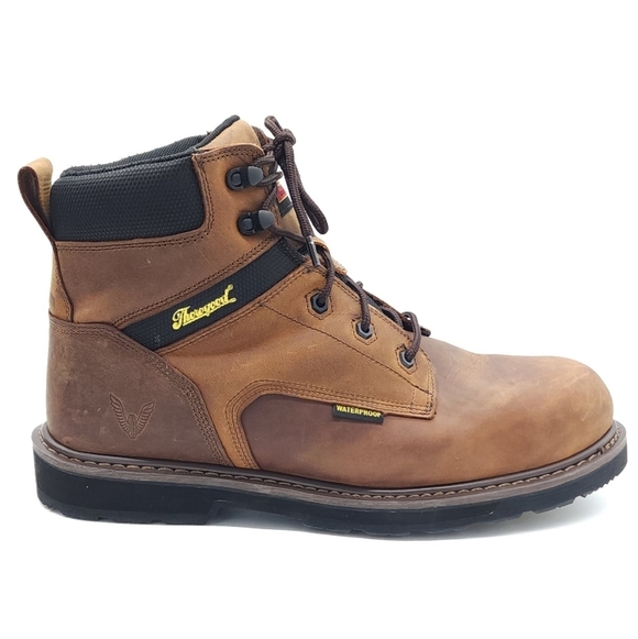 THOROGOOD Mens JOB-SITE SERIES 6″ CRAZY HORSE Comp Toe Boots 804-4143 Size 14 main image 4